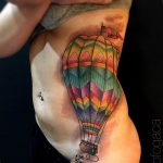 фото тату воздушный шар 22.12.2018 №254 - photo tattoo balloon - tattoo-photo.ru