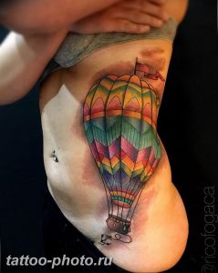 фото тату воздушный шар 22.12.2018 №254 - photo tattoo balloon - tattoo-photo.ru