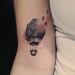 фото тату воздушный шар 22.12.2018 №260 - photo tattoo balloon - tattoo-photo.ru