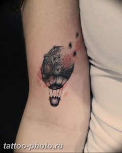 фото тату воздушный шар 22.12.2018 №260 - photo tattoo balloon - tattoo-photo.ru