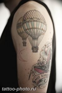 фото тату воздушный шар 22.12.2018 №264 - photo tattoo balloon - tattoo-photo.ru