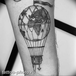 фото тату воздушный шар 22.12.2018 №289 - photo tattoo balloon - tattoo-photo.ru