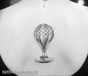 фото тату воздушный шар 22.12.2018 №290 - photo tattoo balloon - tattoo-photo.ru