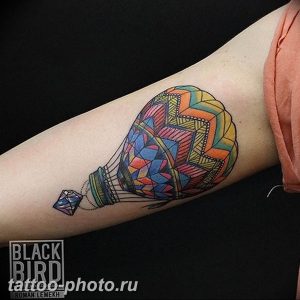 фото тату воздушный шар 22.12.2018 №291 - photo tattoo balloon - tattoo-photo.ru