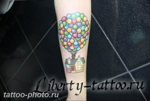 фото тату воздушный шар 22.12.2018 №294 - photo tattoo balloon - tattoo-photo.ru