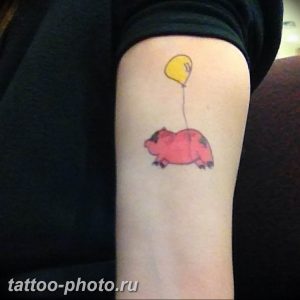 фото тату воздушный шар 22.12.2018 №297 - photo tattoo balloon - tattoo-photo.ru