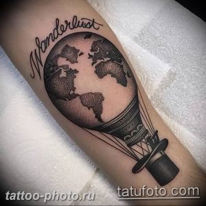 фото тату воздушный шар 22.12.2018 №298 - photo tattoo balloon - tattoo-photo.ru