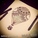 фото тату воздушный шар 22.12.2018 №299 - photo tattoo balloon - tattoo-photo.ru