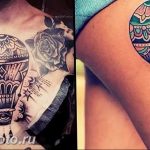 фото тату воздушный шар 22.12.2018 №306 - photo tattoo balloon - tattoo-photo.ru