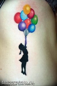 фото тату воздушный шар 22.12.2018 №308 - photo tattoo balloon - tattoo-photo.ru