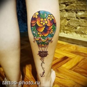 фото тату воздушный шар 22.12.2018 №315 - photo tattoo balloon - tattoo-photo.ru