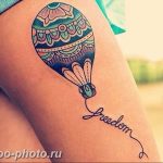 фото тату воздушный шар 22.12.2018 №326 - photo tattoo balloon - tattoo-photo.ru