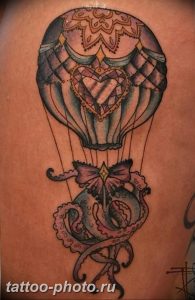 фото тату воздушный шар 22.12.2018 №342 - photo tattoo balloon - tattoo-photo.ru