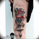 фото тату воздушный шар 22.12.2018 №344 - photo tattoo balloon - tattoo-photo.ru