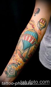 фото тату воздушный шар 22.12.2018 №348 - photo tattoo balloon - tattoo-photo.ru