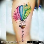 фото тату воздушный шар 22.12.2018 №349 - photo tattoo balloon - tattoo-photo.ru