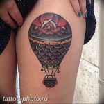 фото тату воздушный шар 22.12.2018 №352 - photo tattoo balloon - tattoo-photo.ru