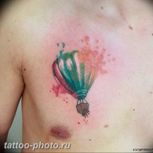 фото тату воздушный шар 22.12.2018 №356 - photo tattoo balloon - tattoo-photo.ru