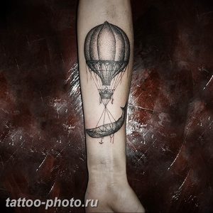 фото тату воздушный шар 22.12.2018 №357 - photo tattoo balloon - tattoo-photo.ru