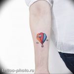 фото тату воздушный шар 22.12.2018 №358 - photo tattoo balloon - tattoo-photo.ru