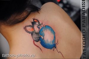 фото тату воздушный шар 22.12.2018 №361 - photo tattoo balloon - tattoo-photo.ru
