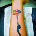 фото тату воздушный шар 22.12.2018 №362 - photo tattoo balloon - tattoo-photo.ru