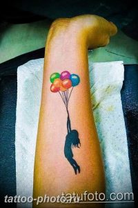фото тату воздушный шар 22.12.2018 №362 - photo tattoo balloon - tattoo-photo.ru