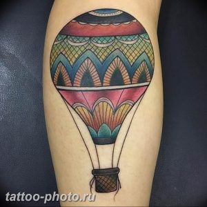 фото тату воздушный шар 22.12.2018 №369 - photo tattoo balloon - tattoo-photo.ru