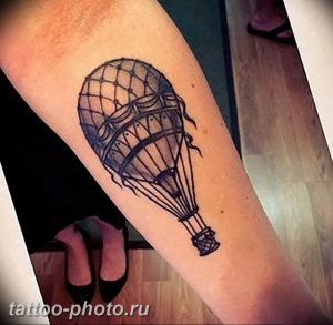 фото тату воздушный шар 22.12.2018 №370 - photo tattoo balloon - tattoo-photo.ru