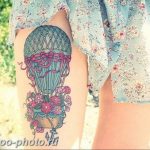 фото тату воздушный шар 22.12.2018 №373 - photo tattoo balloon - tattoo-photo.ru