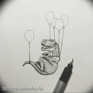 фото тату воздушный шар 22.12.2018 №381 - photo tattoo balloon - tattoo-photo.ru