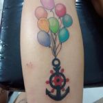фото тату воздушный шар 22.12.2018 №383 - photo tattoo balloon - tattoo-photo.ru