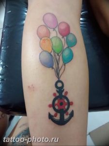 фото тату воздушный шар 22.12.2018 №383 - photo tattoo balloon - tattoo-photo.ru