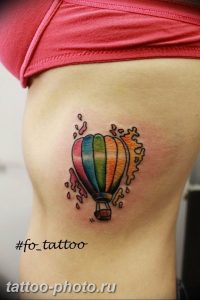 фото тату воздушный шар 22.12.2018 №384 - photo tattoo balloon - tattoo-photo.ru