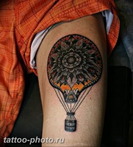 фото тату воздушный шар 22.12.2018 №386 - photo tattoo balloon - tattoo-photo.ru