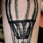 фото тату воздушный шар 22.12.2018 №387 - photo tattoo balloon - tattoo-photo.ru