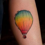 фото тату воздушный шар 22.12.2018 №388 - photo tattoo balloon - tattoo-photo.ru