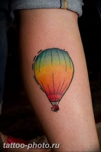 фото тату воздушный шар 22.12.2018 №388 - photo tattoo balloon - tattoo-photo.ru