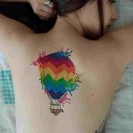 фото тату воздушный шар 22.12.2018 №389 - photo tattoo balloon - tattoo-photo.ru