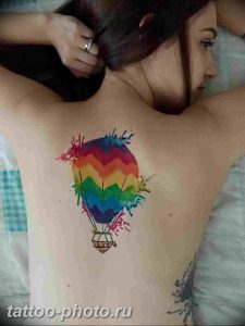 фото тату воздушный шар 22.12.2018 №389 - photo tattoo balloon - tattoo-photo.ru
