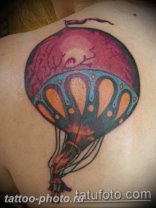 фото тату воздушный шар 22.12.2018 №393 - photo tattoo balloon - tattoo-photo.ru