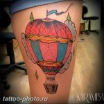фото тату воздушный шар 22.12.2018 №394 - photo tattoo balloon - tattoo-photo.ru