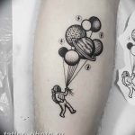 фото тату воздушный шар 22.12.2018 №400 - photo tattoo balloon - tattoo-photo.ru