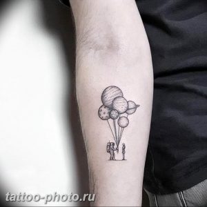 фото тату воздушный шар 22.12.2018 №405 - photo tattoo balloon - tattoo-photo.ru