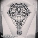 фото тату воздушный шар 22.12.2018 №408 - photo tattoo balloon - tattoo-photo.ru