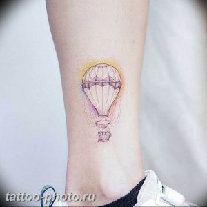 фото тату воздушный шар 22.12.2018 №412 - photo tattoo balloon - tattoo-photo.ru