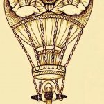фото тату воздушный шар 22.12.2018 №413 - photo tattoo balloon - tattoo-photo.ru