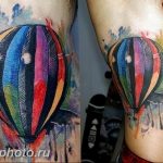 фото тату воздушный шар 22.12.2018 №415 - photo tattoo balloon - tattoo-photo.ru