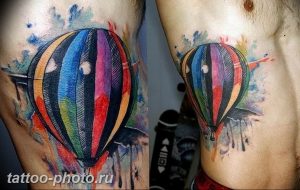 фото тату воздушный шар 22.12.2018 №415 - photo tattoo balloon - tattoo-photo.ru
