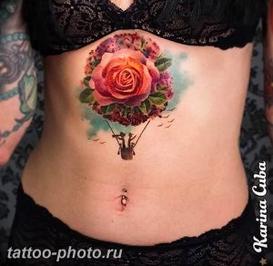 фото тату воздушный шар 22.12.2018 №416 - photo tattoo balloon - tattoo-photo.ru